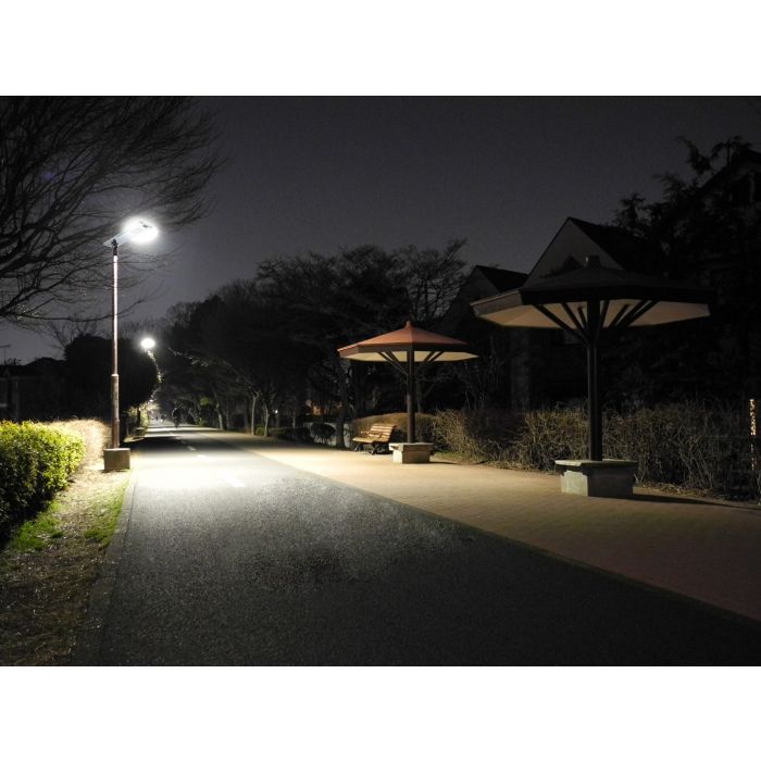 Eleding 59" x 13" x 2" Advanced Solar Hybrid Microgrid LED Street Light Series
