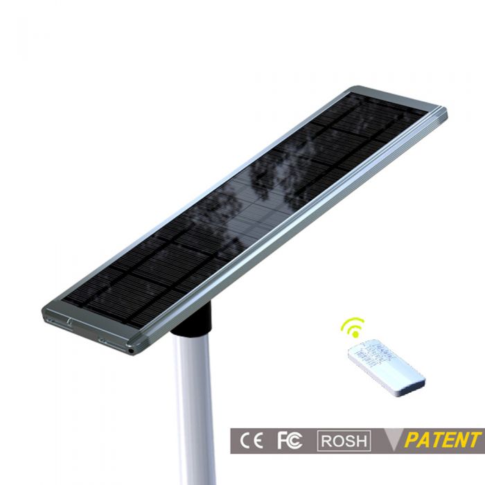 Eleding 59" x 13" x 2" Advanced Solar Hybrid Microgrid LED Street Light Series