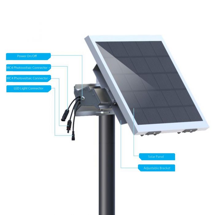 Eleding Solar High Power Smart Outdoor LED Area Detachable Lights