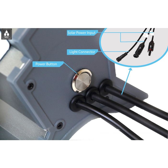 Eleding Solar High Power Smart Outdoor LED Area Detachable Lights