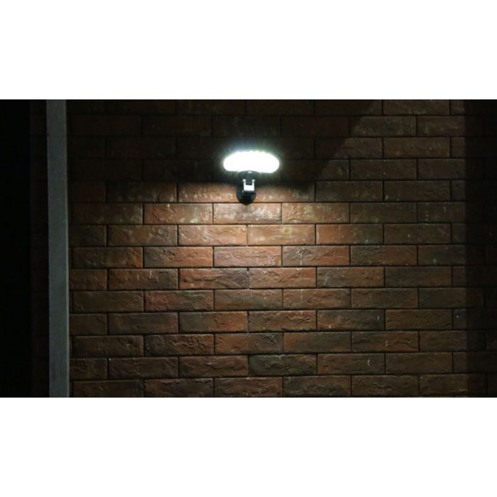 Eleding Solar Powered Integrated LED Mini UFO Flood Light, Epir Motion Activation With Dusk to Dawn All Night Illumination