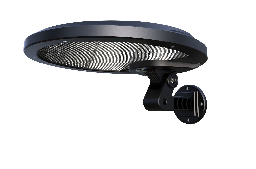 Eleding Solar Powered Integrated LED Mini UFO Flood Light, Epir Motion Activation With Dusk to Dawn All Night Illumination