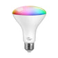 Euri Lighting 10W Dimmable 2000K-5000K RGB Smart Wi-Fi LED Flood Bulb