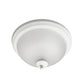 Euri Lighting 11" Dimmable Matte White Bezel & Acid-Etched Glass Lens 2-Piece Ceiling Light Value Pack