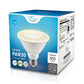 Euri Lighting 11W Dimmable 4000K Short Neck Halogen Look LED Wide Spot Bulb