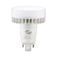 Euri Lighting 12W Vertical 5000K LED PL Lamp With Hybrid Technology
