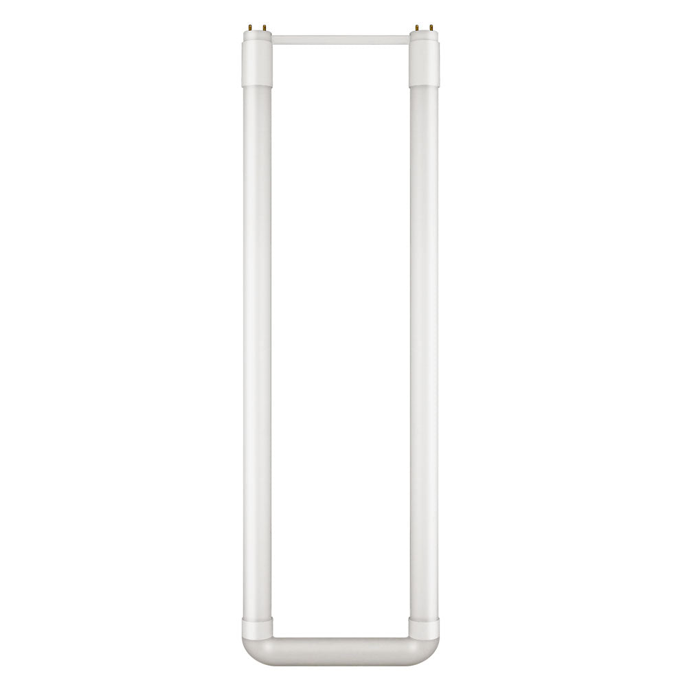 Euri Lighting 15W Omni-Directional 4000K LED U-Shaped T8 Lamp With Hybrid Technology
