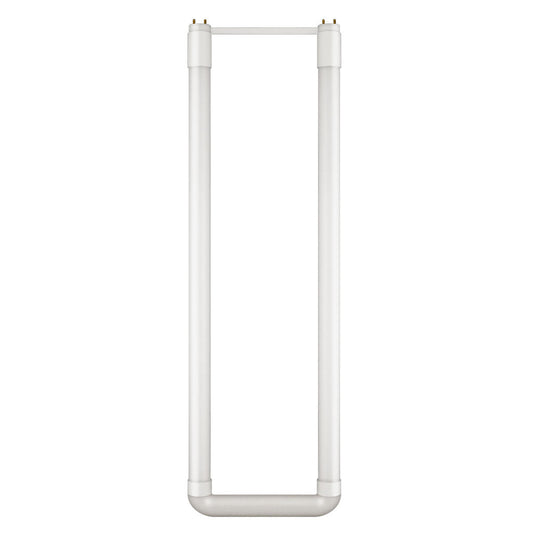 Euri Lighting 15W Omni-Directional 4000K LED U-Shaped T8 Lamp With Hybrid Technology