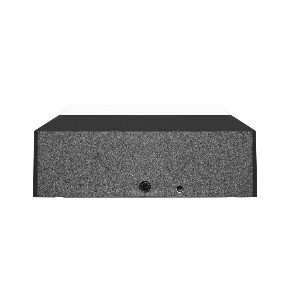Euri Lighting 15.8 W Commercial Mini Wall Pack 5-Color Selectable Wet Rated Non-Dimmable Photocell Sensor