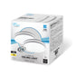 Euri Lighting 16" Dimmable Silver Bezel & Frosted Plastic Lens 2-Piece Ceiling Light Value Pack