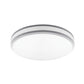 Euri Lighting 16" Dimmable Silver Bezel & Frosted Plastic Lens 2-Piece Ceiling Light Value Pack