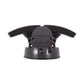 Euri Lighting 2-Light Black Outdoor Security Light With Frosted PC Lens
