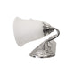 Euri Lighting 24" 3-Light Dimmable Brushed Nickel Vanity Light With Acid Etched Glass Lens