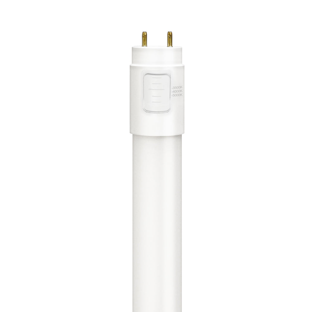 Euri Lighting 48" Long 15W Omni-Directional Dimmable 3500/4000/5000K LED T8 Lamp With Hybrid Technology