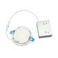 Euri Lighting 5" Dimmable 10W 2700-5000K LED Recessed Slim Downlight