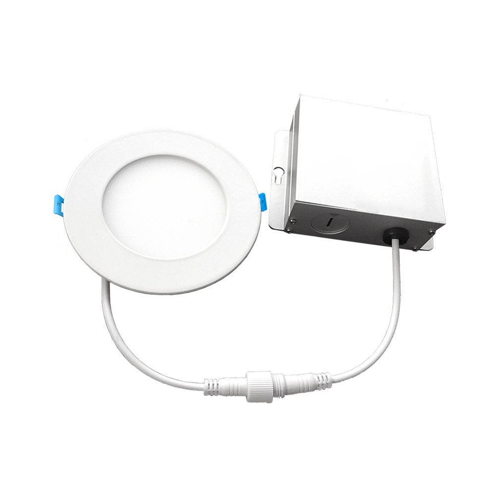 Euri Lighting 5" Dimmable 9W 4000K LED Recessed Slim Downlight