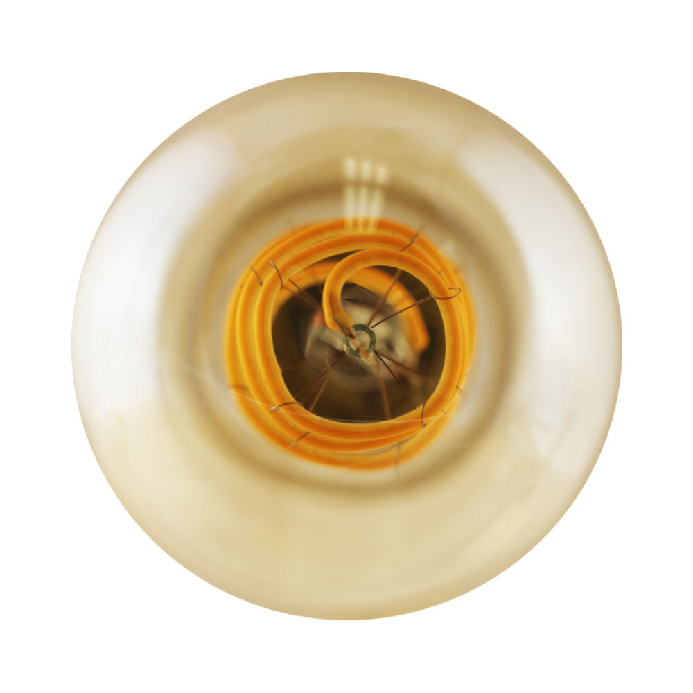Euri Lighting 5W Omni-Directional Dimmable 2200K Globe Shape LED Filament Bulb With Amber Glass Body
