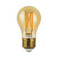 Euri Lighting 5W Omni-Directional Dimmable 2200K LED 4-Piece Filament Bulb Value Pack With Amber Glass Body