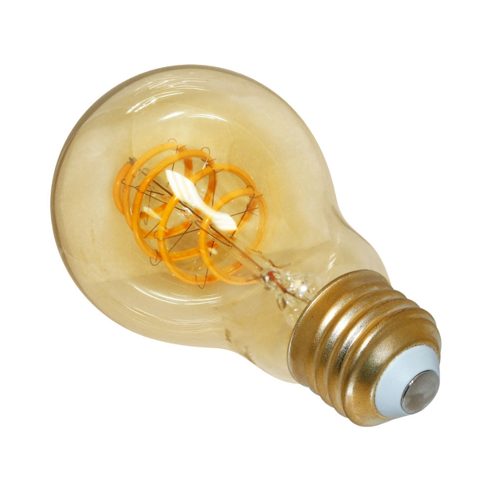 Euri Lighting 5W Omni-Directional Dimmable 2200K LED Filament Bulb With Amber Glass Body