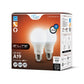 Euri Lighting 5W Omni-Directional Dimmable 5000K LED Bulb 2-Piece Value Pack