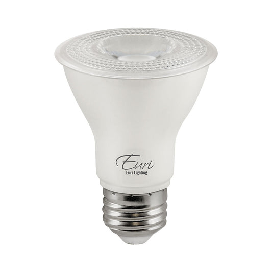 Euri Lighting 6W Dimmable 4000K LED 2-Piece Wide Spot Bulb Value Pack