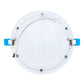 Euri Lighting 7" Dimmable 12W 3000K LED Recessed Slim Downlight Rated For 50,000 Hours