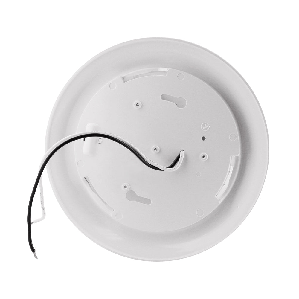 Euri Lighting 7" Dimmable White Aluminum Recessed Ceiling Light With Frosted Plastic Lens