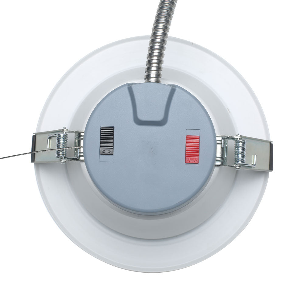 Euri Lighting 8" Dimmable 7/10/18W Multy-CCT LED Downlight With 3-Way LED Technology