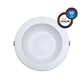 Euri Lighting 8" Dimmable 7/10/18W Multy-CCT LED Downlight With 3-Way LED Technology