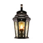 Euri Lighting 9" x 15" 230W Bronze Outdoor Wall Lantern With Water Glass Lens