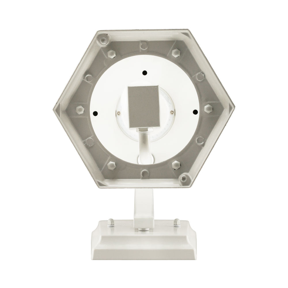 Euri Lighting 9" x 15" White Outdoor Wall Lantern With Water Glass Lens