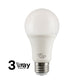 Euri Lighting Omni-Directional 2700K LED Light Bulb With 3-Way LED Technology