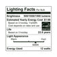 Euri Lighting Omni-Directional 5000K LED Light Bulb With 3-Way LED Technology