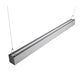 Euri Lighting Silver 48" Dimmable 50W LED Suspended Up & Down Strip Light