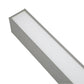 Euri Lighting Silver 48" Dimmable 50W LED Suspended Up & Down Strip Light