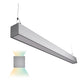 Euri Lighting Silver 48" Dimmable 50W LED Suspended Up & Down Strip Light