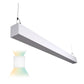 Euri Lighting White 48" Dimmable 50W LED Suspended Up & Down Strip Light