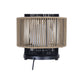 Eurofase Lighting Aden 17" 1-Light Brown Rope Shade Matte Black Pet Weave Portable Outdoor Light