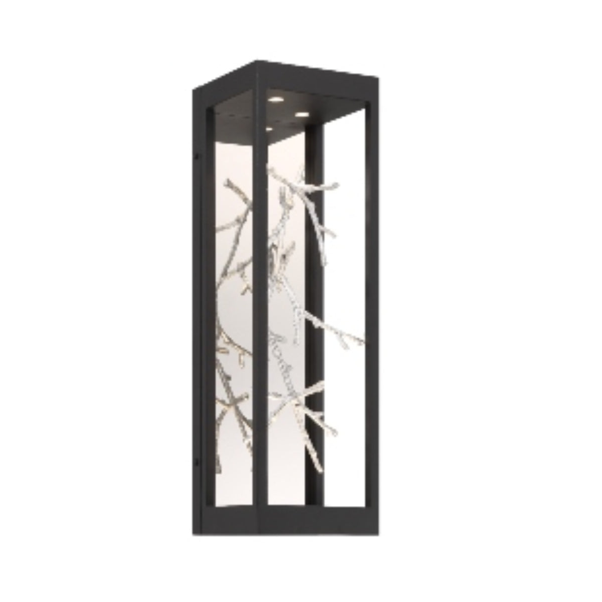 Eurofase Lighting Aerie 20" 4-Light Integrated LED Iron Steel With Silver Gilded Branches Outdoor Wall Sconce