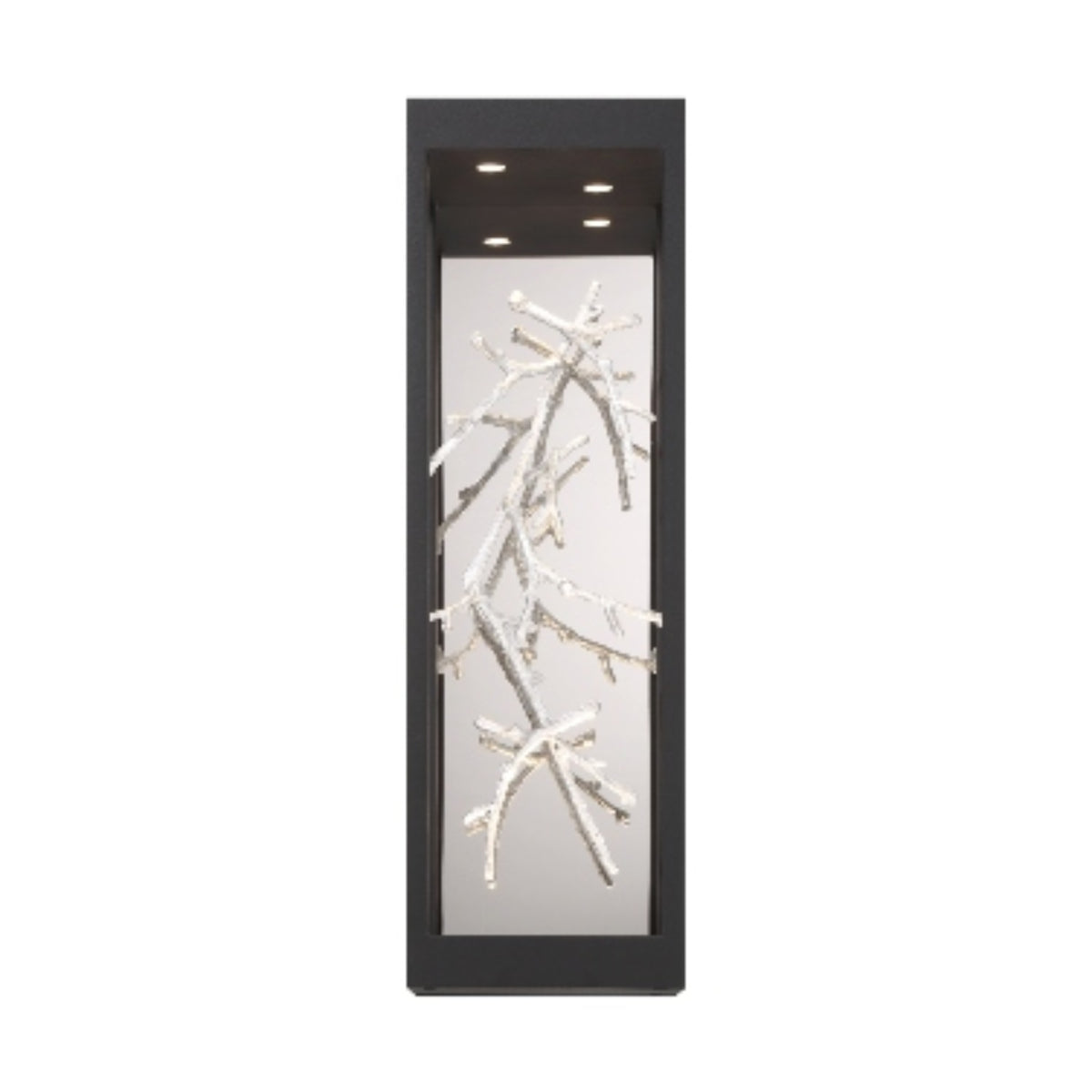 Eurofase Lighting Aerie 20" 4-Light Integrated LED Iron Steel With Silver Gilded Branches Outdoor Wall Sconce