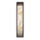 Eurofase Lighting Aerie 30" 4-Light Dimmable Integrated LED Rectangular Bronze Open-Cage Framed Wall Sconce With Gold Free-Flowing Gilded Branch Accents