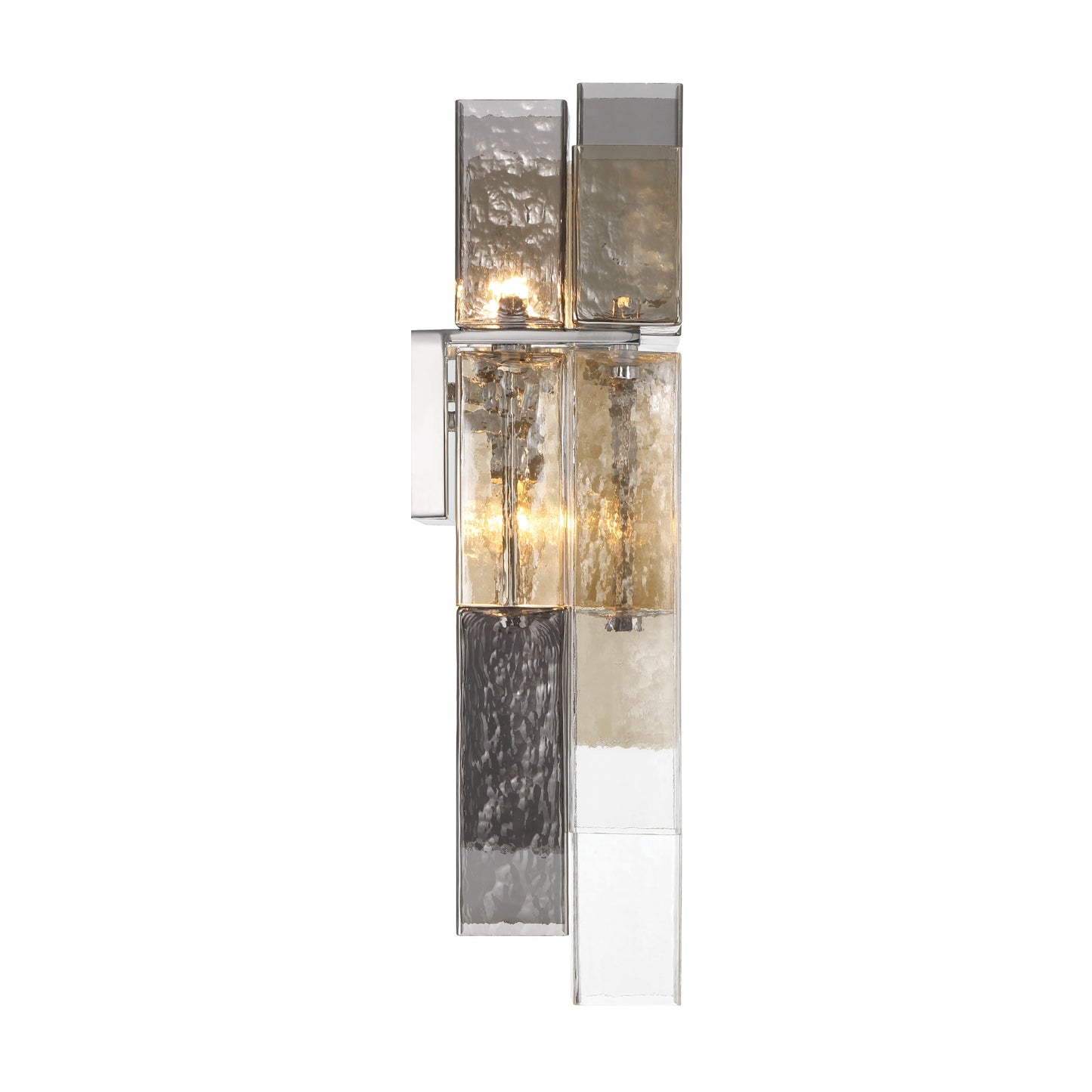Eurofase Lighting Altesa 21" 2-Light Glass Shade Chrome Wall Sconce