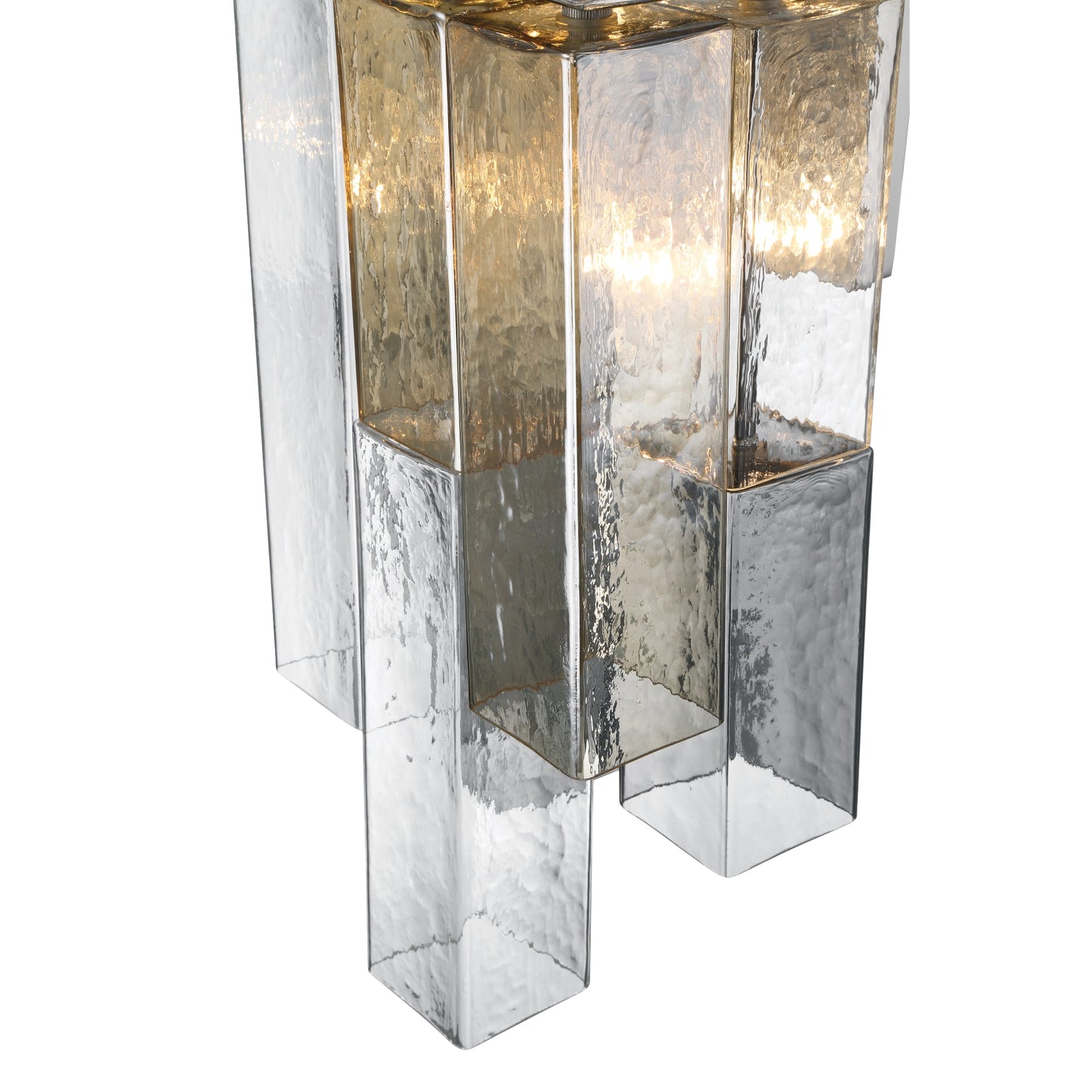 Eurofase Lighting Altesa 21" 2-Light Glass Shade Chrome Wall Sconce