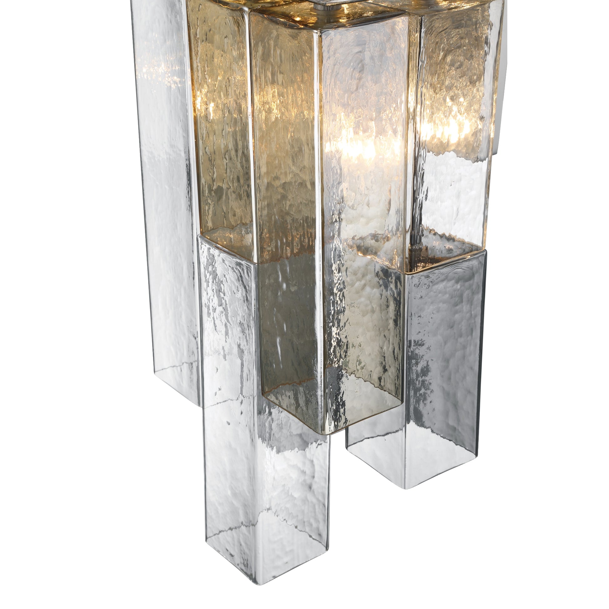 Eurofase Lighting Altesa 21" 2-Light Glass Shade Chrome Wall Sconce