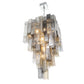 Eurofase Lighting Altesa 46" 20-Light Mixed Glass Shade Chrome Chandelier
