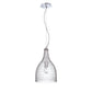 Eurofase Lighting Altima 10" Round Clear Dimmable Incandescent Pendant Light With Hand Blown Glass Shade