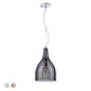 Eurofase Lighting Altima 10" Round Smoke Dimmable Incandescent Pendant Light With Hand Blown Glass Shade