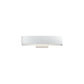 Eurofase Lighting Anello 15" Dimmable Integrated LED Chrome Wall Sconce With Frosted White Glass Shade