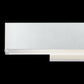 Eurofase Lighting Anello 25" Dimmable Integrated LED Chrome Wall Sconce With Frosted White Glass Shade