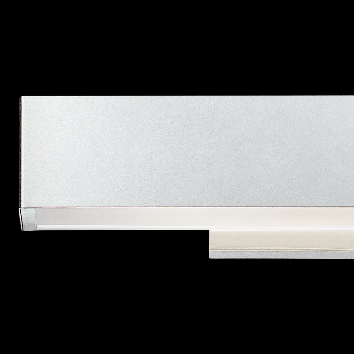 Eurofase Lighting Anello 25" Dimmable Integrated LED Chrome Wall Sconce With Frosted White Glass Shade